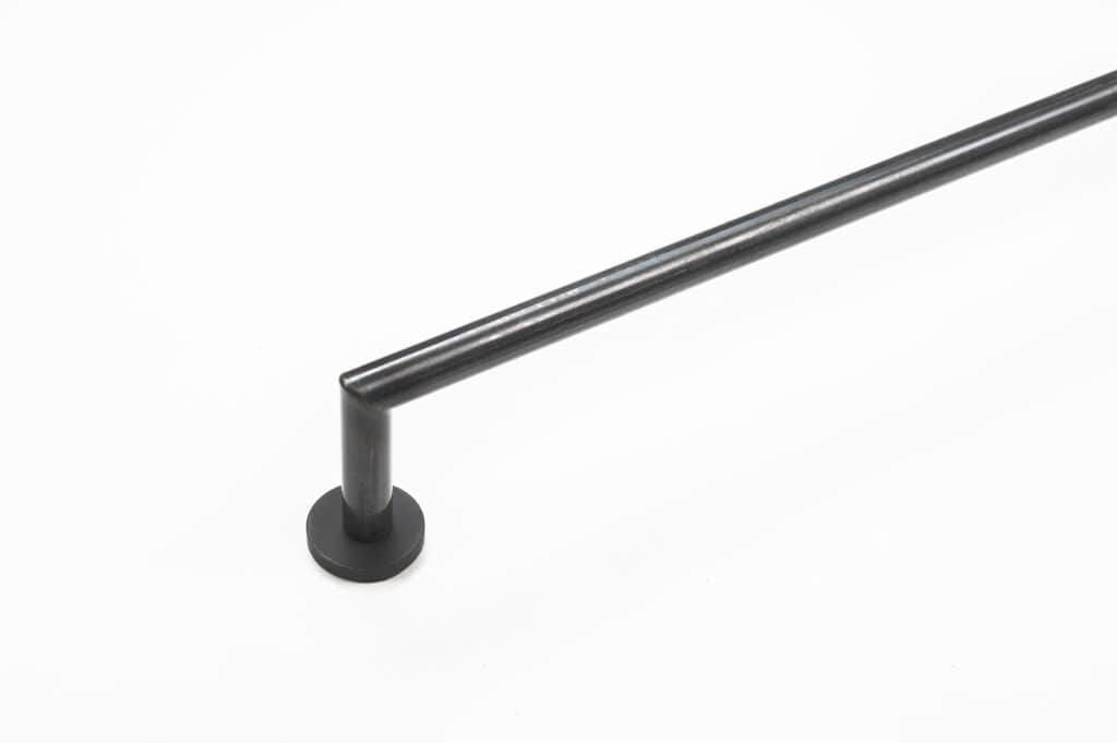 custom fabricated curtain rods for stylish interiors on new construction homes 